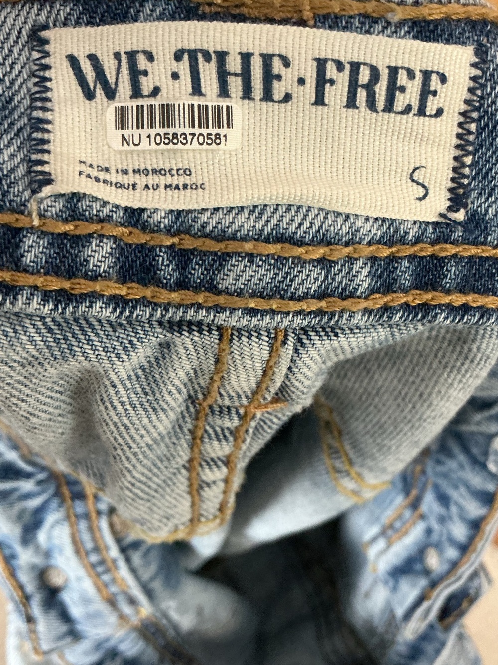 We The Free Bardot Denim Skirtall small - Picture 12 of 16